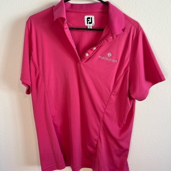 FJ Foot Joy Ladies' Pink "Blackstone" Top XL - Picture 1 of 7